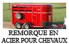 remorque en acier pour chevaux